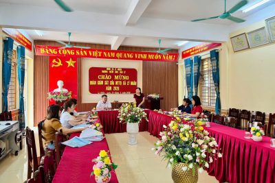 TRƯỜNG MẦM NON VĂN LÝ ĐÓN ĐOÀN GIÁM SÁT ỦY BAN MTTQ VIỆT NAM VỀ VIỆC THỰC HIỆN QUY CHẾ DÂN CHỦ TRƯỜNG HỌC.