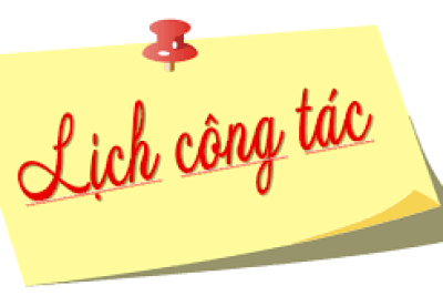 Lịch công tác tháng 05 năm 2026